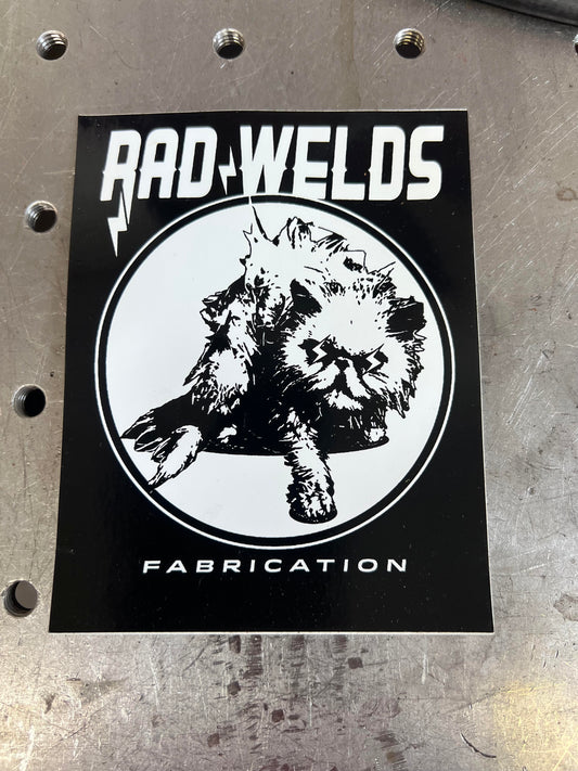 Rad Welds CREAM Sticker